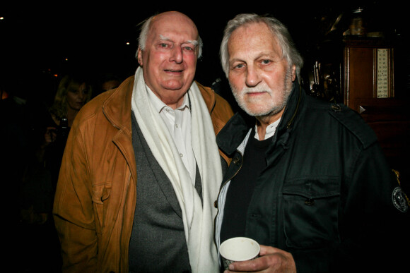 Jean-Jacques Debout et Dominique Paturel - Concert de soutien à Jean-Jacques Debout au photomuseum de Paris, le 18 avril 2019.