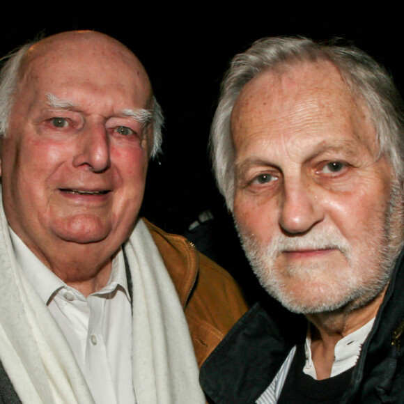 Jean-Jacques Debout et Dominique Paturel - Concert de soutien à Jean-Jacques Debout au photomuseum de Paris, le 18 avril 2019.