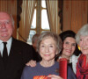 Dominique Paturel, Suzanne Flon, Nelly Benedetti, Martine Marcey et Fabrice Luchini reçoivent le Prix du brigadier au ministère de la culture américaine.