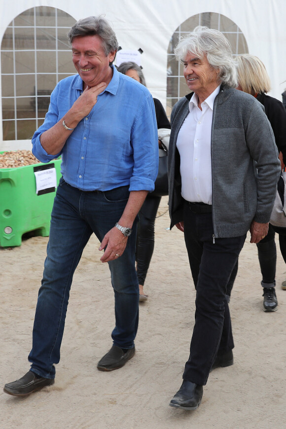 Daniel Guichard et Jacques Legros - 11e édition des Journées de la Marie-Do sur la Place Miot à Ajaccio, le 30 septembre 2017.