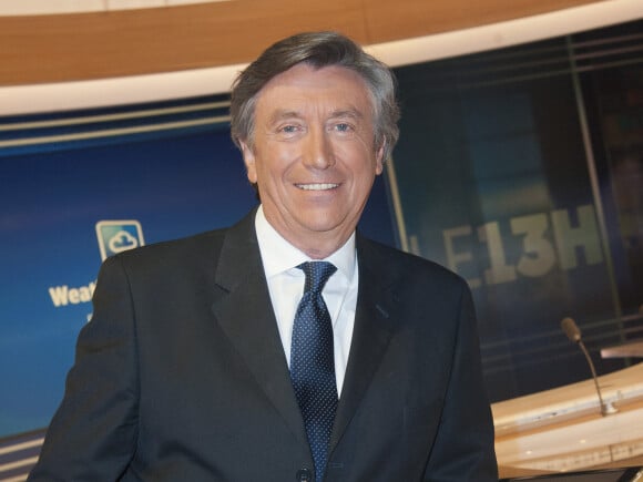 Jacques Legros sur le plateau du Journal de TF1 le 30 avril 2015.