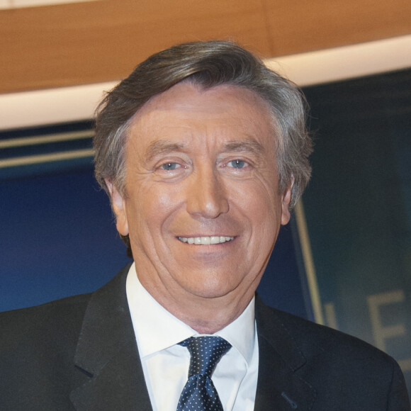 Jacques Legros sur le plateau du Journal de TF1 le 30 avril 2015.