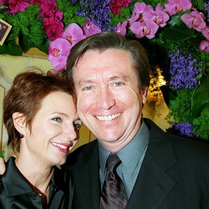 Jacques Legros et sa femme Christine - Saint-Valentin au restaurant Le Doyen à Paris.