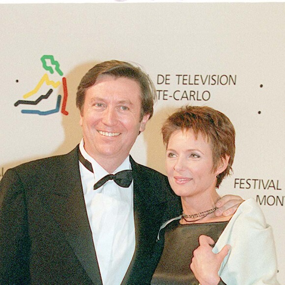 Jacques Legros et sa femme Christine - Soirée du 41e Festival de télévision de Monte-Carlo.