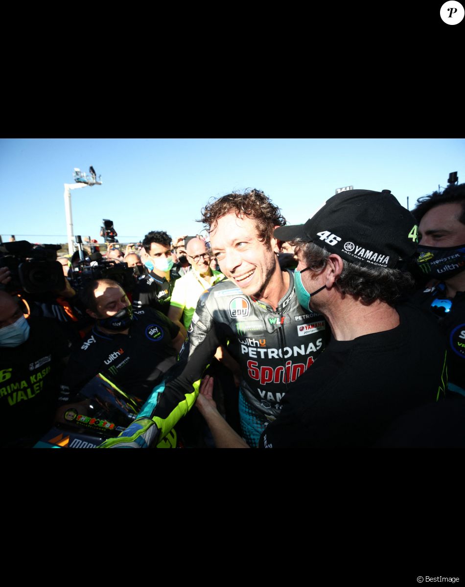 Valentino Rossi, Petronas Yamaha SRT. - Grand Prix Moto GP de Valence, le 14 novembre 2021.