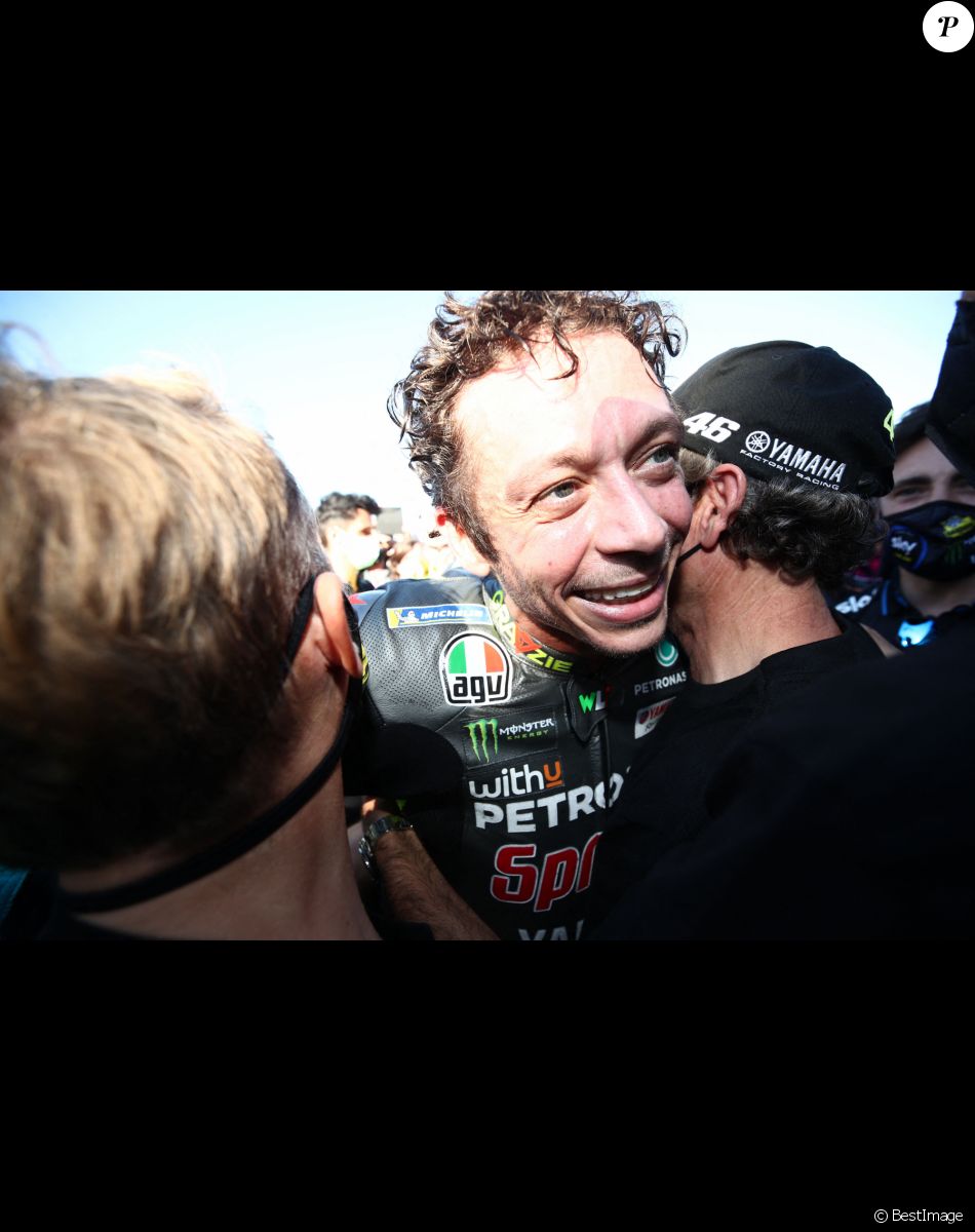 Valentino Rossi, Petronas Yamaha SRT. - Grand Prix Moto GP de Valence, le 14 novembre 2021.