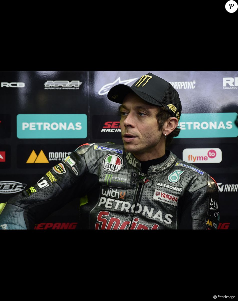 Valentino Rossi, Petronas Yamaha SRT. - Grand Prix Moto (GP) de Valence, le 11 novembre 2021.