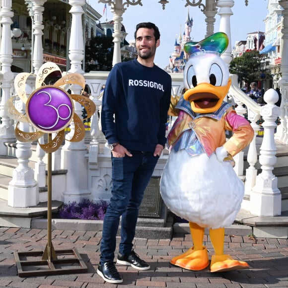 Martin Fourcade - People au 30ème anniversaire du parc d'attractions Disneyland Paris à Marne-la-Vallée. Le 5 mars 2022 © Coadic Guirec / Bestimage 