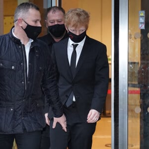 Ed Sheeran à la Haute Cour de Londres pour le début de son procès. Il est accusé de plagiat. Photo par Kirsty O'Connor/PA Photos/ABACAPRESS.COM