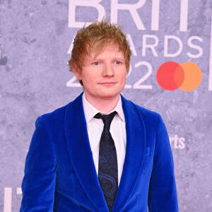 Ed Sheeran au photocall de la soirée des BRIT Awards 2022 à l'O2, Peninsula Square de Londres, Royaume Uni, le 8 février 2022. 