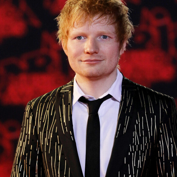Ed Sheeran lors de la 23ème édition des NRJ Music Awards 2021 au Palais des Festivals de Cannes, le 20 novembre 2021. © Dominique Jacovides/Bestimage 