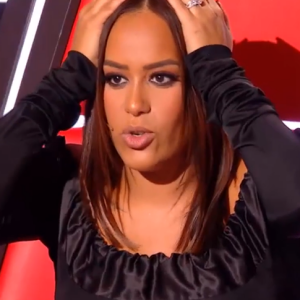Amel Bent choquée par un proche à elle dans "The Voice" - TF1