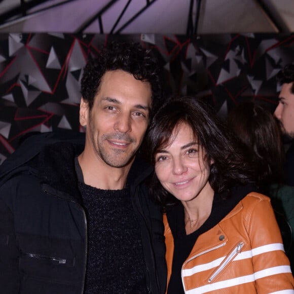 Tomer Sisley et sa femme Sandra Sisley au premier goûter des étoiles au profit de l'association AMSAK à l'Orangerie au Jardin d'acclimatation à Paris, France, le 1er mars 2020.  © Rachid Bellak/Bestimage 