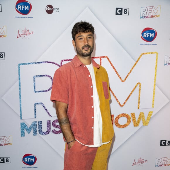 Jérémy Frérot - Photocall et Backstage de l'événement musical "RFM Music Show" édition spéciale pour les 40 ans de la célèbre radio au Palais des Sports de Levallois-Perret et avec le retour des lives. © Veeren Ramsamy - Pierre Perusseau / Bestimage