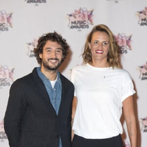 Laure Manaudou et son compagnon Jérémy Frérot - Arrivées à la 17ème cérémonie des NRJ Music Awards 2015 au Palais des Festivals à Cannes, le 7 novembre 2015. 