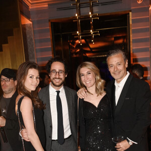 Exclusif - Thomas Hollande, sa femme Emilie Broussouloux, Caroline Delage et son mari Thierry assistent à la soirée "Le Bal du Siècle", pour les 5 ans de l'hôtel Nolinski. Paris, le 8 mars 2022. © Rachid Bellak / Bestimage