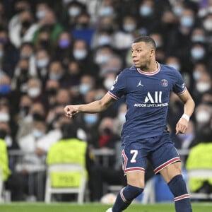 Kylian Mbappe (PSG) - 8ème de finale retour de la Ligue des champions entre le PSG (1) et le Real Madrid (3) à Madrid le 9 mars 2022. © JB Autissier/Panoramic/Bestimage 