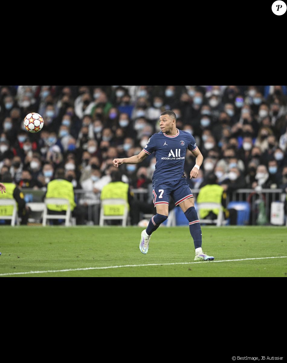 Kylian Mbappe (PSG) - 8ème de finale retour de la Ligue des champions entre le PSG (1) et le Real Madrid (3) à Madrid le 9 mars 2022. © JB Autissier/Panoramic/Bestimage