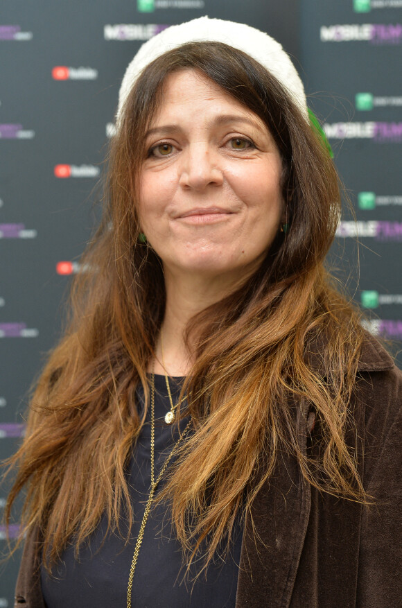 Agnès Jaoui - Press Junket du "Mobile Film Festival, Women's Empowerment" organisé et créé par Bruno Smadja à Paris, le 7 décembre 2020.