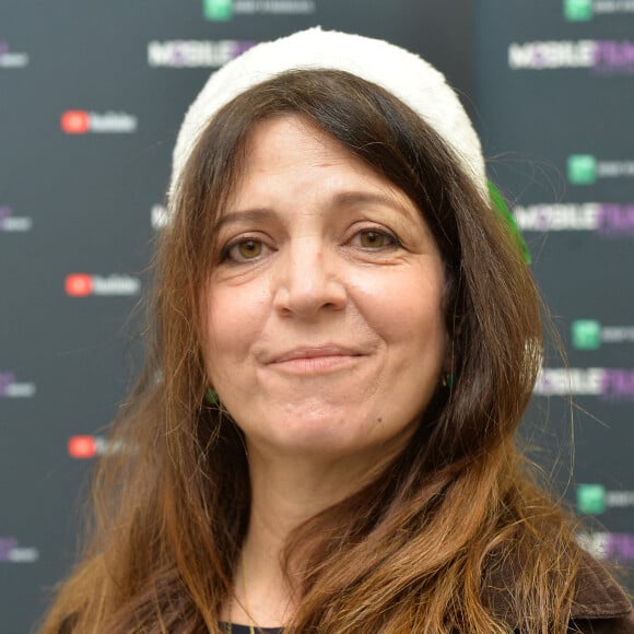 Agnès Jaoui - Press Junket du "Mobile Film Festival, Women's Empowerment" organisé et créé par Bruno Smadja à Paris, le 7 décembre 2020.