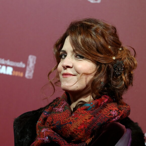 Agnès Jaoui - Photocall lors de la 41e cérémonie des Cesar au théâtre du Châtelet à Paris, le 26 février 2016. © Borde-Jacovides/Bestimage