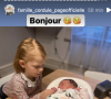 Justine Cordule a accouché de son septième enfant, une petite fille prénommée Lyson - Instagram