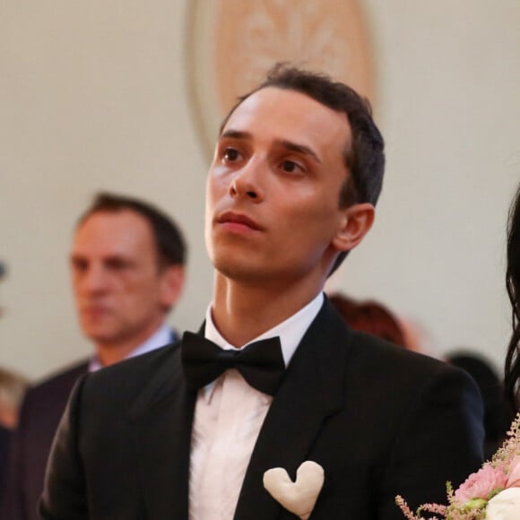 Exclusif - Prix spécial - Mariage religieux en l'église de Villanova d' Alizée et Grégoire Lyonnet - Villanova le 18 juin 2016 © Olivier Huitel - Olivier Sanchez / Bestimage - Crystal