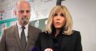 Brigitte Macron, accompagnée du ministre de l'Education Jean-Michel Blanquer, s'est exprimée avec émotion sur l'arrivée d'enfants réfugiés ukrainiens devant la presse lors de sa visite d'une école à Epinay-sur-Seine