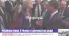 Valérie Pécresse aspergée après un discours : la vidéo de l'acte malveillant