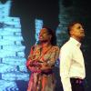 Jimmie Wilson dans rôle de Barack Obama, et Della Miles, dans le rôle de Michelle Obama.