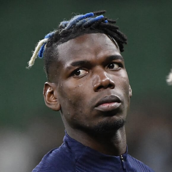 Paul Pogba - La France remporte la coupe de la Ligue des Nations en battant l'Espagne 2 buts à 1 à Milan. © Inside/Panoramic/Bestimage