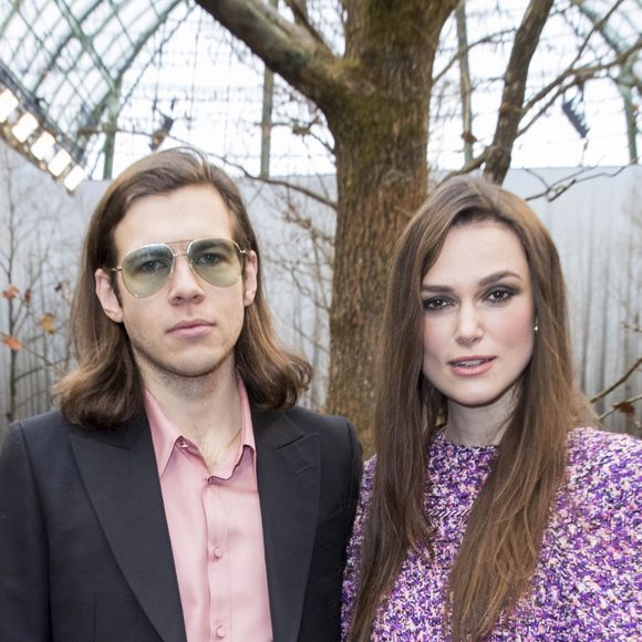 Keira Knightley et son mari James Righton - Défilé de mode "Chanel", collection prêt-à-porter automne-hiver 2018/2019, au Grand Palais à Paris. Le 6 mars 2018 © Olivier Borde/Bestimage