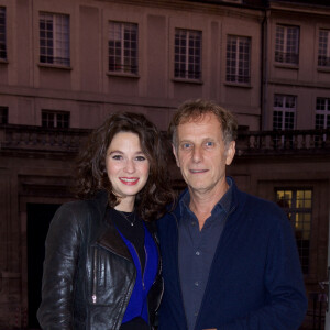 Pauline Cheviller et son compagnon Charles Berling - Inauguration de l'exposition "Picasso 1932, Année érotique" au Musée national Picasso à Paris le 10 octobre 2017. © Julio Piatti/bestimage