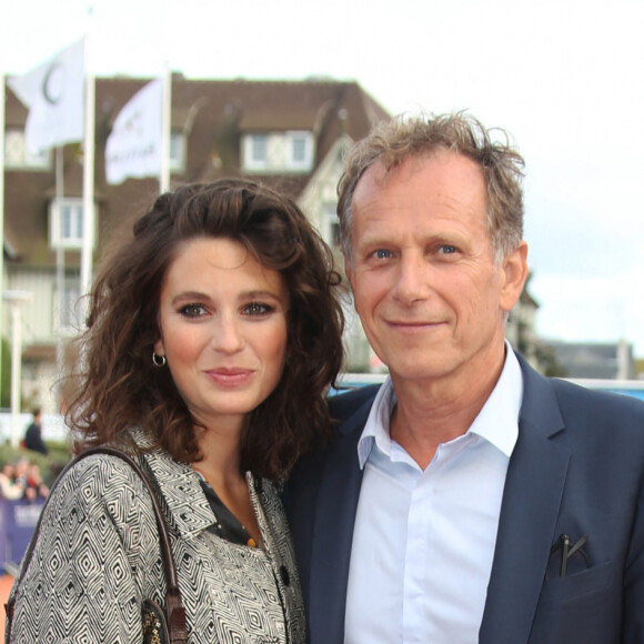 Charles Berling et Pauline Cheviller à la première de "Le Château de Verre" lors de la soirée de clôture du 43ème Festival du Cinéma Américain de Deauville, le 9 septembre 2017. © Denis Guignebourg/Bestimage 