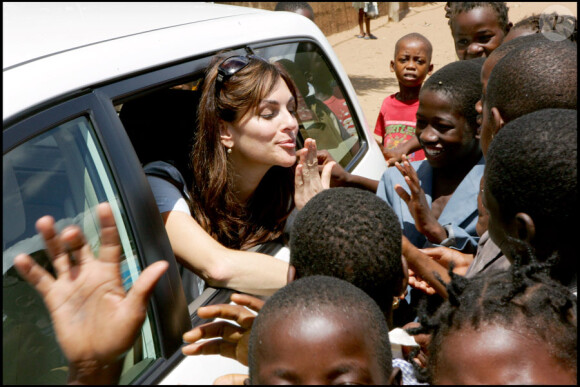 Tasha de Vasconcelos en mission pour l'UNICEF à Maputo