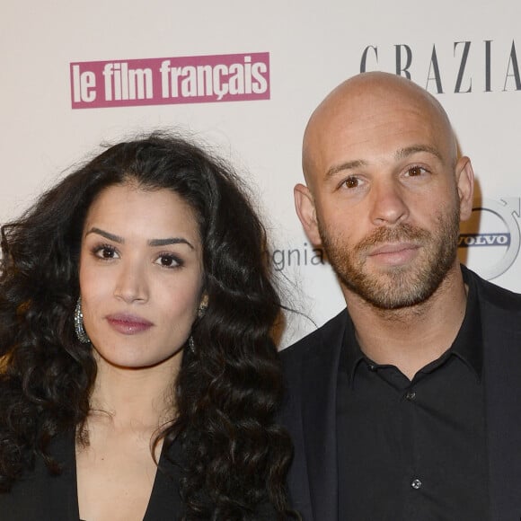 Sabrina Ouazani (combinaison Paule Ka) et Franck Gastambide - La 23ème cérémonie des Trophées du Film Français au palais Brongniart à Paris, le 2 février 2016. © Guirec Coadic/Bestimage 