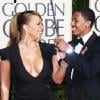 Mariah Carey et son mari Nick Cannon lors de la cérémonie des Golden Globe, le 17 janvier 2010 à Los Angeles