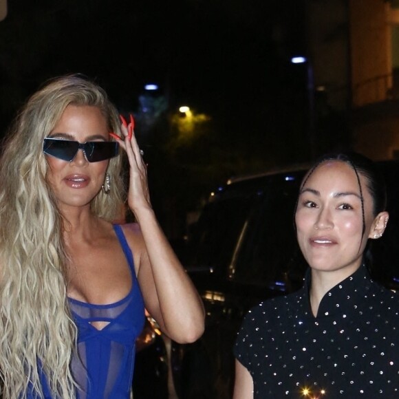 Khloe Kardashian lors du lancement de la boutique éphémère et premier Pop-Up Store de SKIMS dans le quartier Design District, très créatif et une destination shopping dédiée à la mode, au design, à l'art, à l'architecture et à la restauration innovants, à Miami, Floride, Etats-Unis, le 19 mars 2022. 