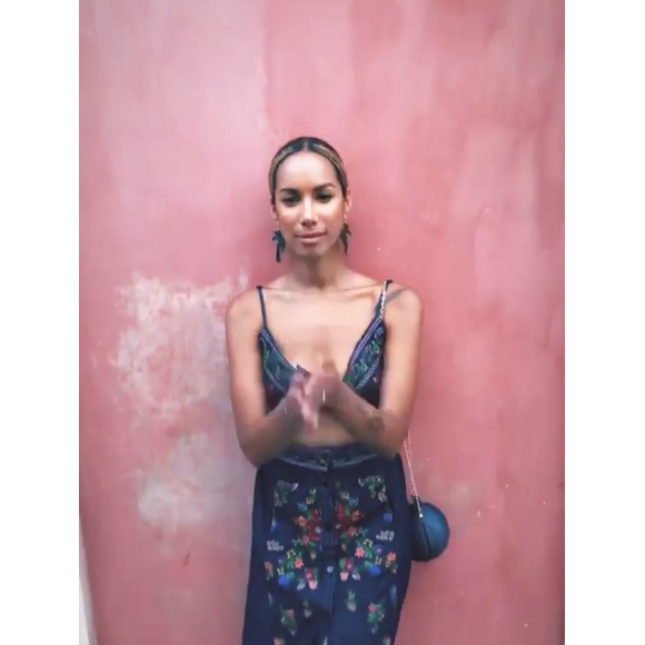 Leona Lewis, image de sa story Instagram du 6 août 2018 lors de son séjour à San Juan, Porto Rico, avec son amoureux Dennis Jauch, qui l'a demandée en mariage.