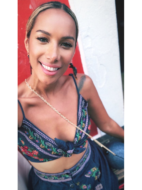 Leona Lewis, image de sa story Instagram du 6 août 2018 lors de son séjour à San Juan, Porto Rico, avec son amoureux Dennis Jauch, qui l'a demandée en mariage.