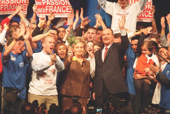 Meeting de Jacques Chirac en 2002