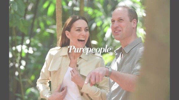 Kate Middleton dans la jungle avec William : couple hilare après une drôle d'expérience !