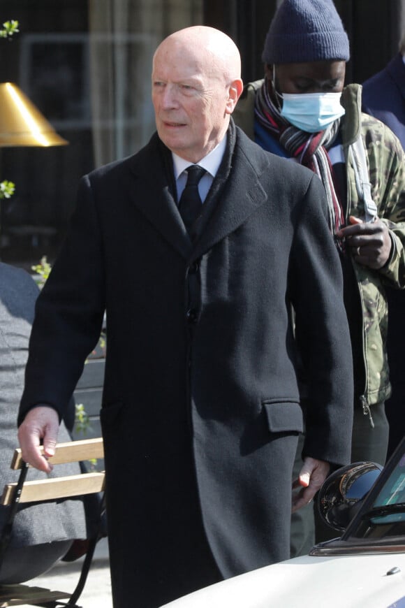 François-Xavier de Sambucy de Sorgue lors des obsèques de la princesse Micaela, comtesse douairière de Paris en l'église Saint Germain de l'Auxerrois à Paris le 22 mars 2022. © Christophe Clovis / Bestimage 