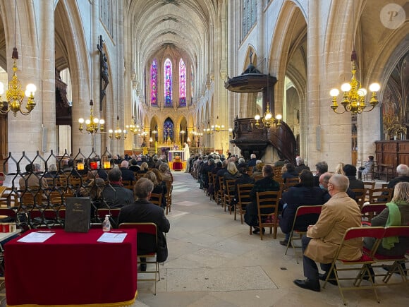 Obsèques de la princesse Micaela, comtesse douairière de Paris en l'église Saint Germain de l'Auxerrois à Paris le 22 mars 2022. © Christophe Clovis / Bestimage 