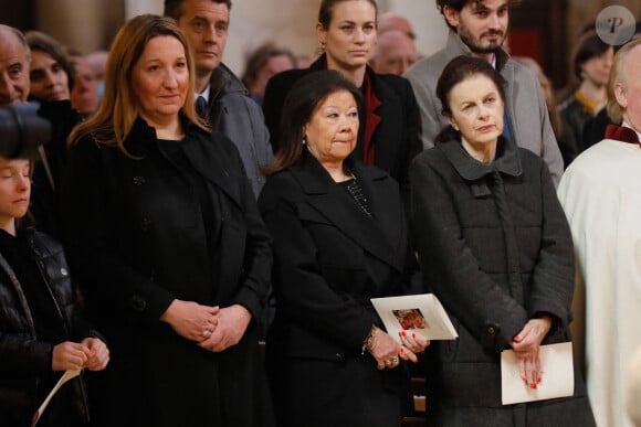 Jeanne d'Hauteserre, maire du 8ème arrondissement de Paris lors des obsèques de la princesse Micaela, comtesse douairière de Paris en l'église Saint Germain de l'Auxerrois à Paris le 22 mars 2022. © Christophe Clovis / Bestimage 