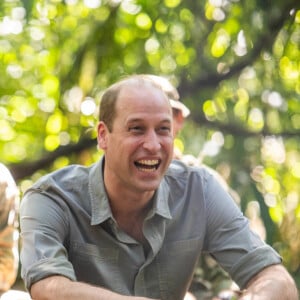 Le prince William, duc de Cambridge, et Catherine (Kate) Middleton, duchesse de Cambridge, visitent Caracol, un ancien site archéologique maya au plus profond de la jungle dans la forêt de Chiquibul au Belize, lors de leur tournée dans les Caraïbes au nom de la reine pour marquer son jubilé de platine. Belize, le 21 mars 2022. 