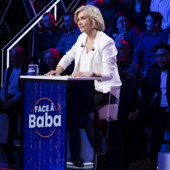 Exclusif - Valérie Pécresse - Enregistrement de l'émission "Face à Baba", présentée par Cyril Hanouna et diffusée en direct sur C8 le 23 mars 2022