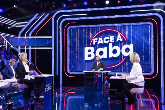 Exclusif - Valérie Pécresse et Marion Maréchal - Enregistrement de l'émission "Face à Baba", présentée par Cyril Hanouna et diffusée en direct sur C8 le 23 mars 2022