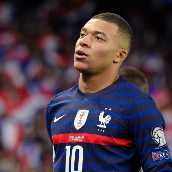 Kylian Mbappé lors du match de football de qualification pour la Coupe du monde 2022 entre la France et le Kazakhstan au stade Parc des Princes à Paris, France, le 13 novembre 2021. La France a gagné 8-0. © Federico Pestellini/Panoramic/Bestimage