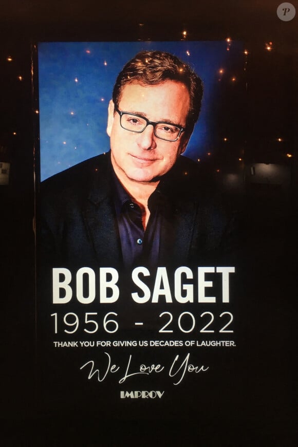 Hommages rendus à Bob Saget au "Launch Factory", "Original Room" et à "L'improv Comedy Club" à Los Angeles. Bob Saget décède à 65 ans
